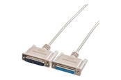 Parallell/seriell kabel - Roline - serial cable - DB-25 to DB-25 - 6 m - 11.01.3660