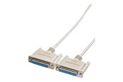 Parallell/seriell kabel - Roline - serial cable - DB-25 to DB-25 - 1.8 m - 11.01.3718