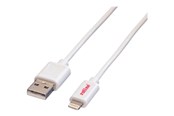 USB - Roline Lightning cable - Lightning / USB - 1 m - 11.02.8321