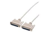 Parallell/seriell kabel - Roline - serial cable - DB-25 to DB-25 - 4.5 m - 11.01.3545