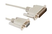 Parallell/seriell kabel - Roline - serial cable - DB-9 to DB-25 - 6 m - 11.01.4560-S