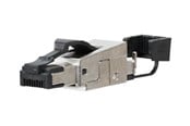 Nettverkskabel - METZ CONNECT pro - network connector - black - Svart - 130E405032-E