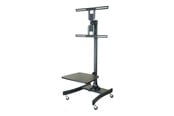Skjermholder - Roline VALUE cart - for flat panel - black - 17.99.1164