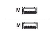 USB - Alcasa electronik Good Connections - USB cable - USB to USB - 1 m - 2212-AA1