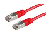 Nettverkskabel - Roline VALUE patch cable - 10 m - red - Rød - 10m - 21.99.1381