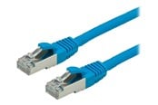 Nettverkskabel - Roline VALUE patch cable - 10 m - blue - Blå - 21.99.1284