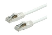 Nettverkskabel - Roline VALUE patch cable - 10 m - white - Hvit - 21.99.1286