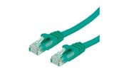 Nettverkskabel - Roline VALUE patch cable - 15 m - green RAL 6016 - Grønn - 21.99.1448