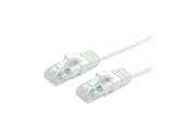 Nettverkskabel - Roline VALUE patch cable - 10 m - white RAL 9003 - Hvit - 21.99.1477