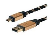USB - Roline Gold - USB cable - mini-USB Type B to USB - 1.8 m - 11.02.8822