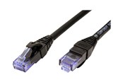 Nettverkskabel - Roline patch cable - 10 m - black - Svart - 21.15.2757