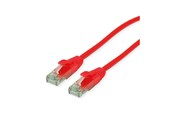 Nettverkskabel - Roline Recycled Material patch cable - 10 m - red - Rød - 21.45.3117