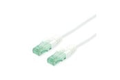 Nettverkskabel - Roline Recycled Material patch cable - 20 m - white - Hvit - 21.45.3169