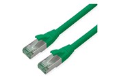 Nettverkskabel - Roline Recycled Material patch cable - 15 m - green pantone 3278C - Grønn - 15m - 21.45.3238