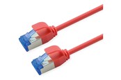 Nettverkskabel - Roline patch cable - 10 m - red pantone 199C - Rød - 21.15.4307