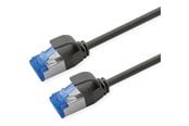 Nettverkskabel - Roline patch cable - 1 m - black pantone 3C - Svart - 21.15.4351