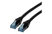 Nettverkskabel - Roline patch cable - 15 m - black - Svart - 21.15.2758