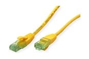 Nettverkskabel - Roline Recycled Material patch cable - 15 m - yellow - Gul - 15m - 21.45.3128