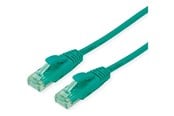 Nettverkskabel - Roline Recycled Material patch cable - 10 m - green - Grønn - 10m - 21.45.3137