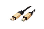 USB - Roline Gold - USB cable - USB to USB Type B - 3 m - 11.02.8803