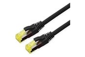 Nettverkskabel - Roline patch cable - 10 m - black - Svart - 10m - 21.15.0759