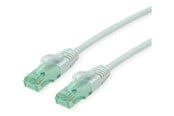 Nettverkskabel - Roline Recycled Material patch cable - 10 m - grey - Grå - 10m - 21.45.3107