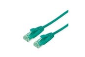 Nettverkskabel - Roline Recycled Material patch cable - 15 m - green - Grønn - 21.45.3138