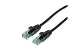 Nettverkskabel - Roline Recycled Material patch cable - 15 m - black - Svart - 21.45.3158