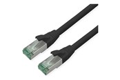 Nettverkskabel - Roline Recycled Material patch cable - 15 m - black pantone 3C - Svart - 15m - 21.45.3258