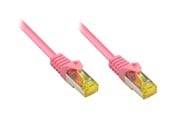 Nettverkskabel - Alcasa electronik Good Connections RNS patch cable - 25 m - magenta - Rosa - 8070R-250M