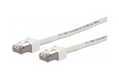 Nettverkskabel - METZ CONNECT Ultraflex500 - patch cable - 5 m - white - Hvit - 5m - 13084V5088-E