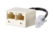 Nettverkskabel - METZ UAE network adapter - 10 cm - pearl white - Hvit - 0.1m - 130607440101-E