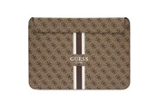 Kabinett tilbehør (kjølepasta mv.) - GUESS 4G Printed Stripes cover for a 16" laptop - brown - 3666339120542