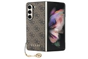Mobil - Deksel og etui - GUESS GUHCZFD5GF4GBR F946 Z Fold5 brown/brown hardcase 4G Charms Collection - 3666339171971