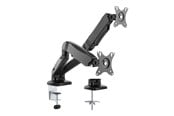Skjermholder - Roline VALUE mounting kit - adjustable arm - for 2 LCD displays - black - 17.99.1163