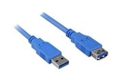 USB - Sharkoon - USB extension cable - USB Type A to USB Type A - 3 m - 4044951010899