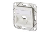 Tilbehør - METZ Connect flush mount outlet - trunking installation unequipped - 130B20D11102KE