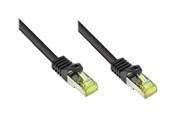 Nettverkskabel - Alcasa electronik Good Connections RNS patch cable - 15 cm - black - Svart - 8070R-002S