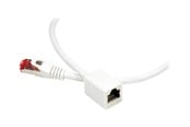 Nettverkskabel - Alcasa electronik Good Connections RNS patch extension cable - 10 m - white - Hvit - 8063VR-100W