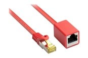 Nettverkskabel - Alcasa electronik Good Connections RNS patch extension cable - 1 m - red - Rød - 8070VR-010R