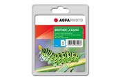 Printertilbehør blekk/toner - Agfa Photo - cyan - compatible - ink cartridge (alternative for: Brother LC1220C) - APB1220CD