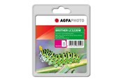 Printertilbehør blekk/toner - Agfa Photo - magenta - compatible - remanufactured - ink cartridge (alternative for: Brother LC1220M) - APB1220MD