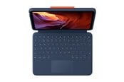 Tastatur - Logitech Rugged Combo 4 Touch - keyboard and folio case - with trackpad - QWERTY - UK - classic blue Input Device - Tastatur & Foliosett - Engelsk (Storbritannia) - Blå - 920-011188