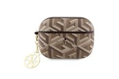 Mobil - Andre tilbehør - GUESS GUAP2PGCE4CW case for AirPods Pro 2 cover - brown GCube Charm - 3666339171179