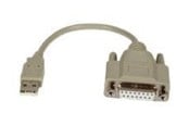 Diverse kabel - EFB NORDIC EFB-Elektronik - joystick adapter - USB to 15 pin D-Sub (DB-15) - 20 cm - K5306.020V2
