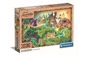 Puslespill - Clementoni Puzzle HQC Disney Story Maps - Snow White 1000 pieces 2D Puslespill - 39814