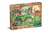 Puslespill - Clementoni Puzzle Story Maps - Snow White 1000 pieces 2D Puslespill - 39815