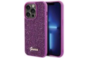 Mobil - Deksel og etui - GUESS Disco Metal Script case for iPhone 15 Pro - pink - 3666339173739
