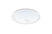 Lamper - EGLO VOLTAGO 2 plafond Ø38 cm inkl. Fjernkontroll, hvit m/krystalleffekt - 95972