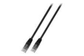 Nettverkskabel - CoreParts EFB-Elektronik patch cable - 1.5 m - black - Svart - 1m - B-UTP6015S